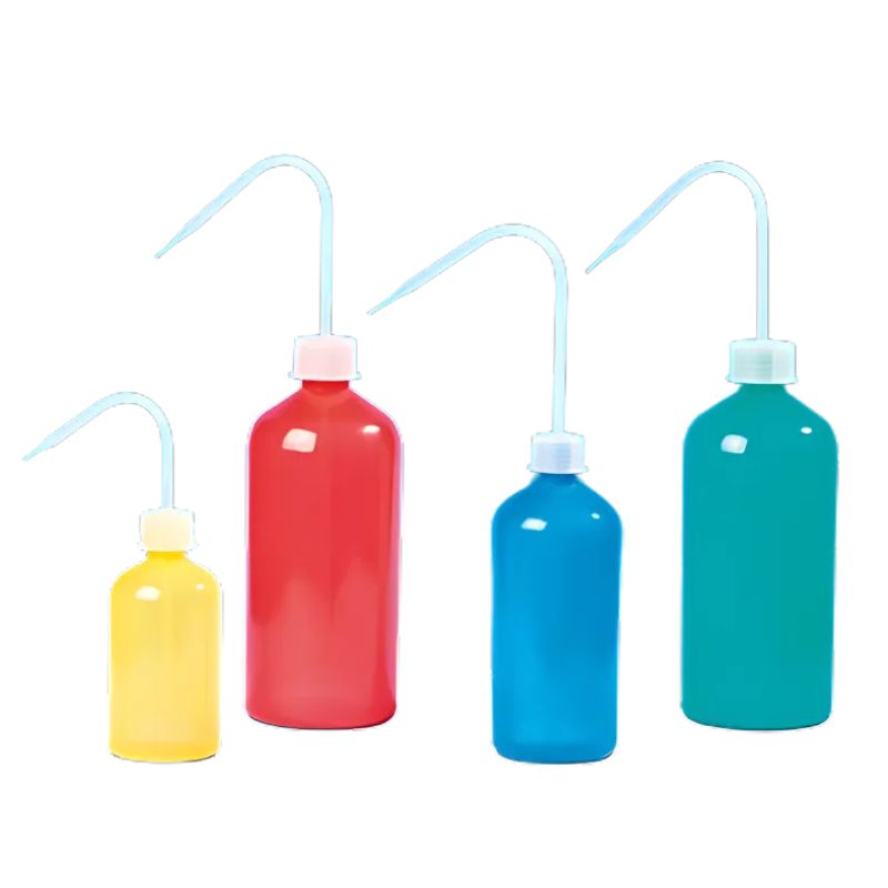 Pissettes de laboratoire PE-LD 4 couleurs 250 ml et 500 ml