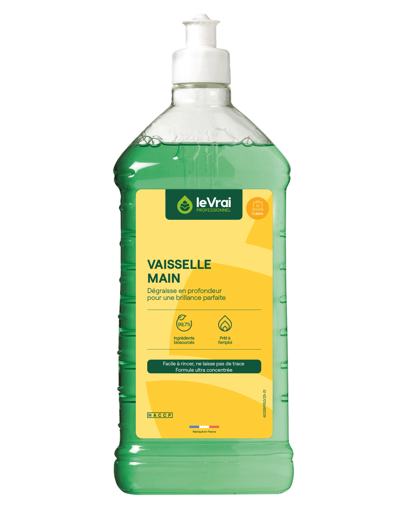 [612] Liquide vaisselle main ultra dégraissant LE VRAI PROFESSIONNEL (1L)