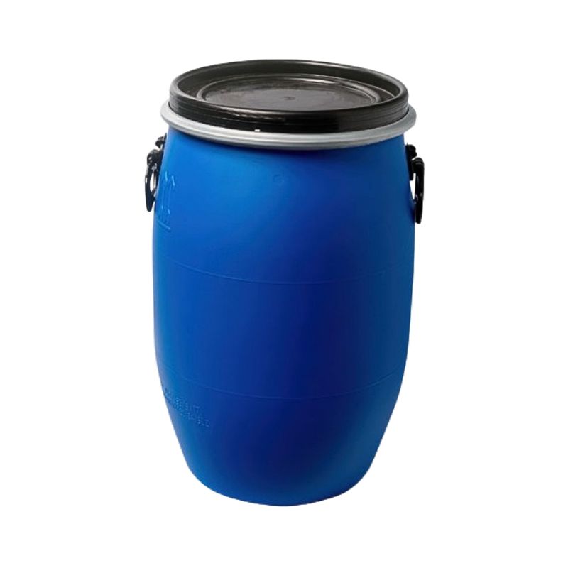 [773] Fût rond PEHD bleu 30 L - 60 L (30L)