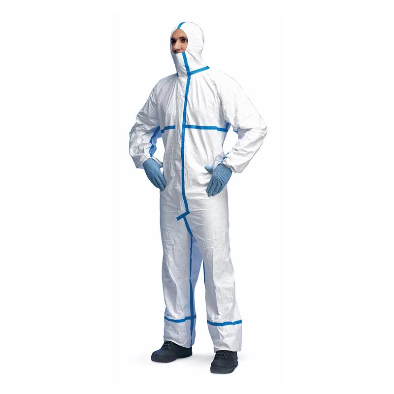 [785S] Combinaison de protection chimique à cagoule Tyvek® 600+ DuPont (S)