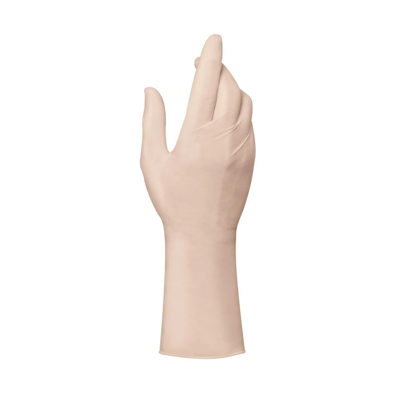 [791S] Gants jetables en latex longue manchette MAPA Solo 998 (S)