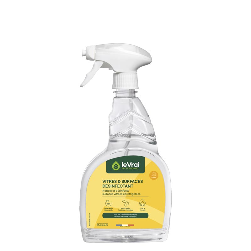 [856] Désinfectant vitres et surfaces VSD LE VRAI PROFESSIONNEL 750 ml et 5 L (750ML)