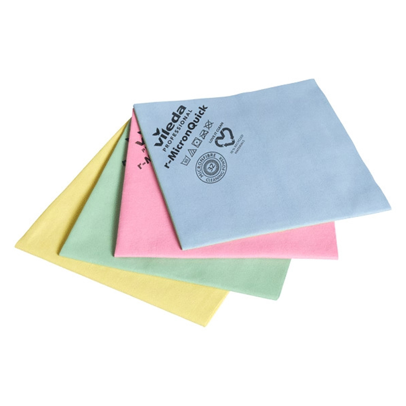 [955J] Lavettes MicronQuick VILEDA - Sachet de 5 à la couleur (Jaune)