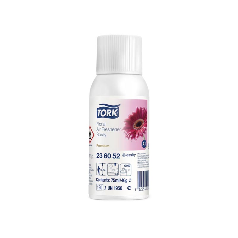 [9640B] Aérosol recharge pour distributeur désodorisant TORK - 3 parfums au choix (Floral)