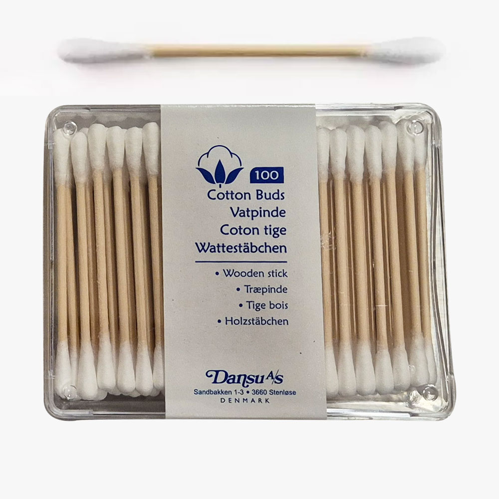[9924] Cotons-tiges en bois autoclavables 8 cm x 100