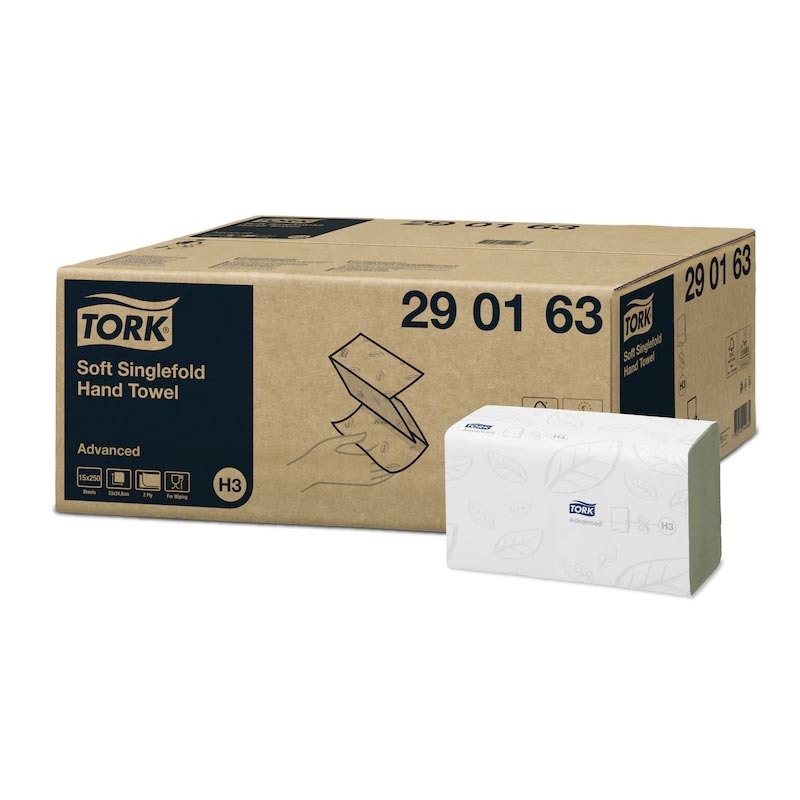 [9708] Essuie-mains Écolabel pliés en V Advanced TORK