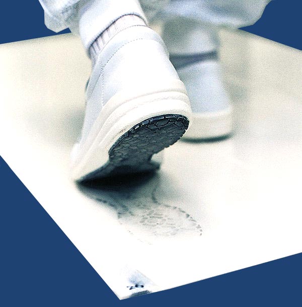 [656] Tapis antibactériens pelables 117 x 45 cm blanc x 4