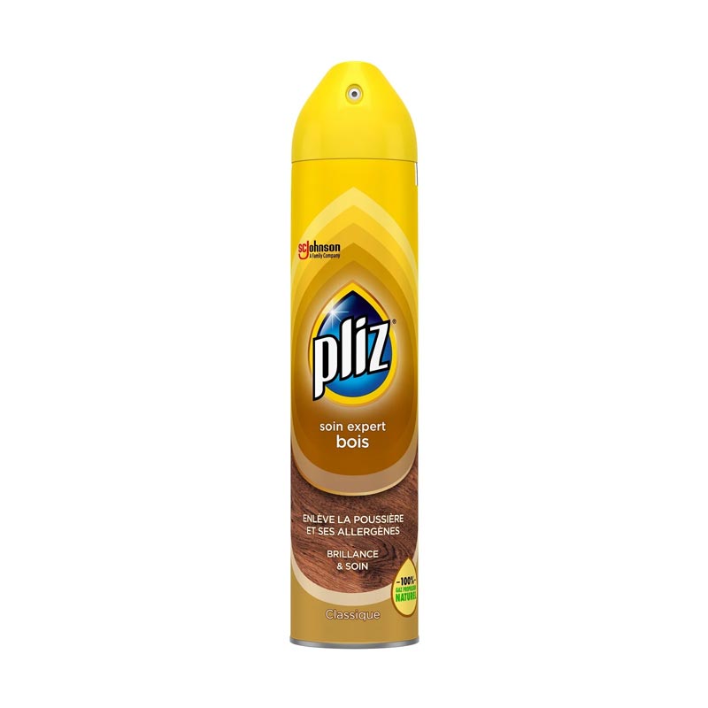 PLIZ Soin Expert Bois - Brillance & Soin classique - Aérosol 250 ml