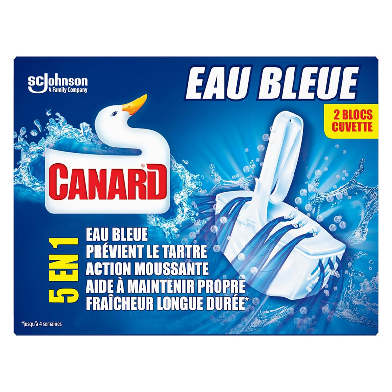 [100038] Blocs nettoyants, détartrants, désodorisants cuvette CANARD WC x2