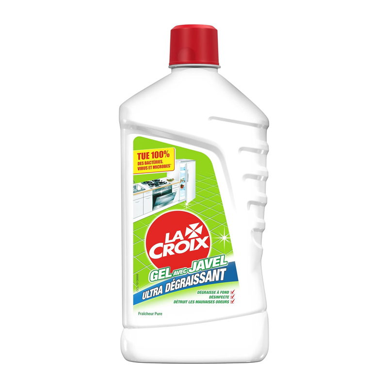 [100062] Gel désinfectant Javel ultra-dégraissant LA CROIX 1 L