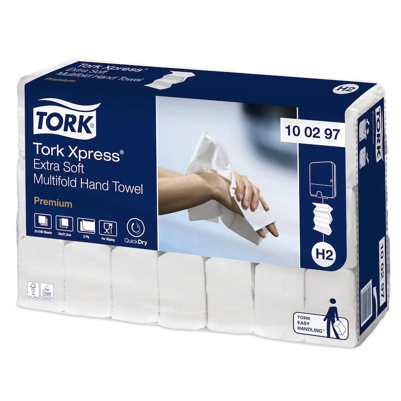 [1088] Essuie-mains interfoliés extra-doux Premium TORK Xpress
