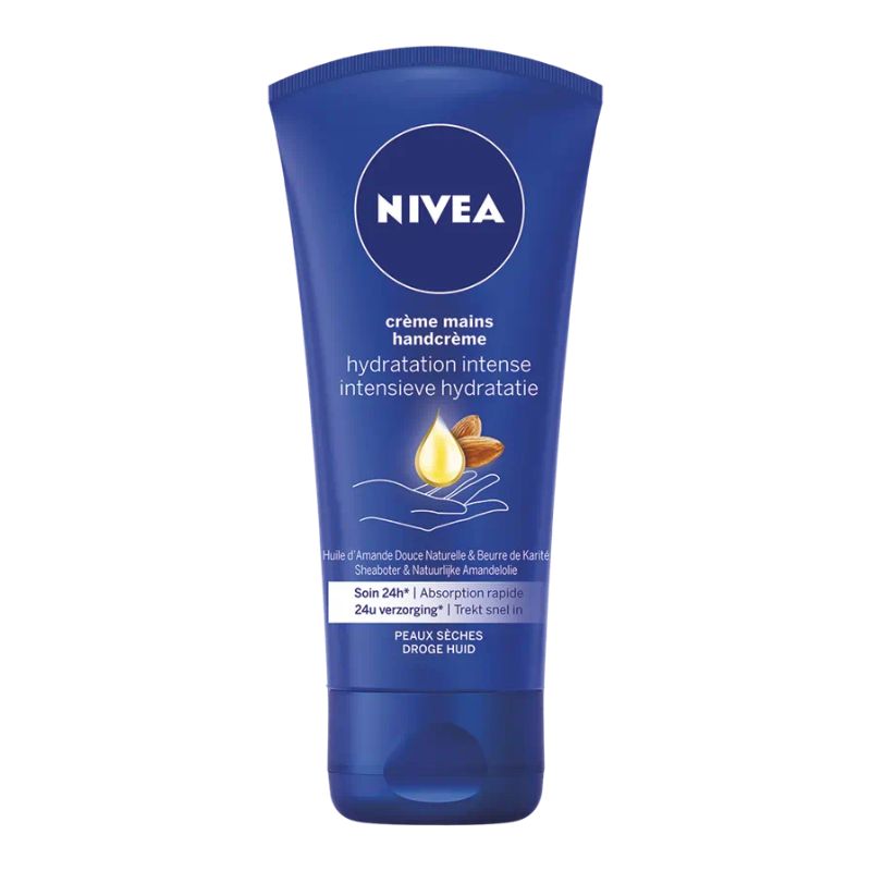 [1115] Crème mains NIVEA à l'huile d'amande et beurre de karité - Tube 75 ml