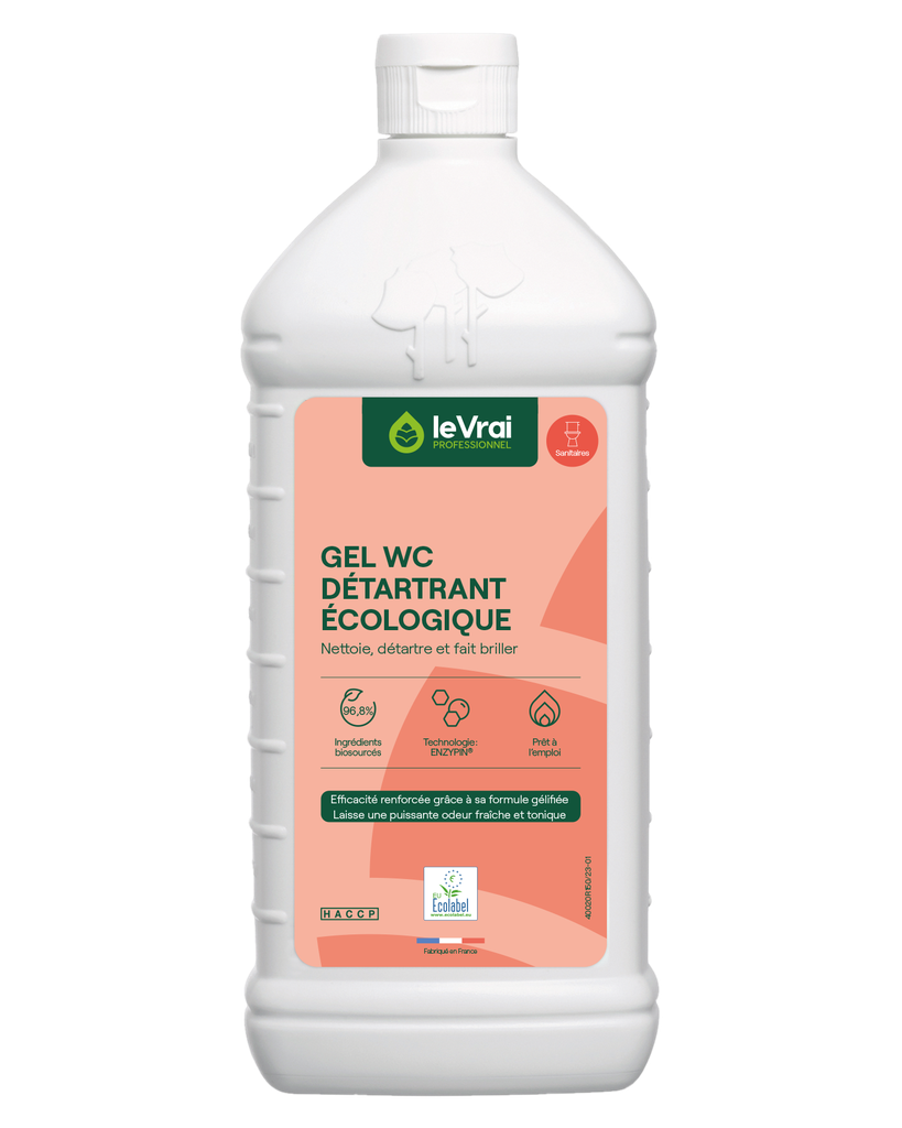 [132060] Gel WC détartrant écologique LE VRAI PROFESSIONNEL 1 L