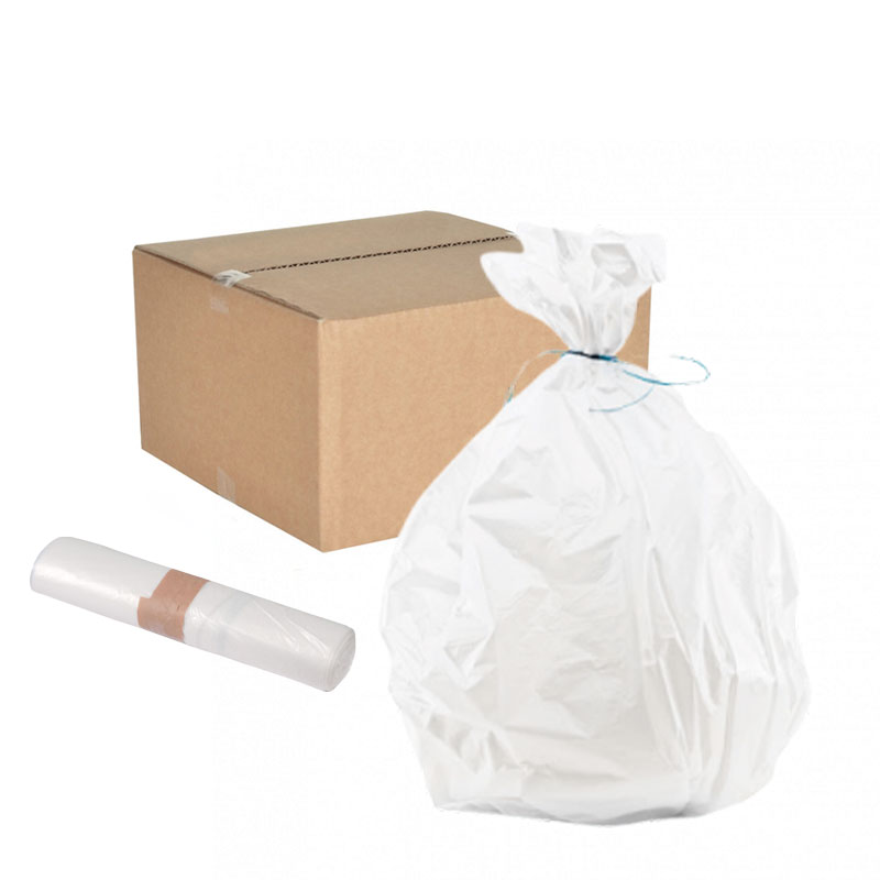 [11890] Sacs poubelles 20 L / PEHD blanc 11 µ x 1000