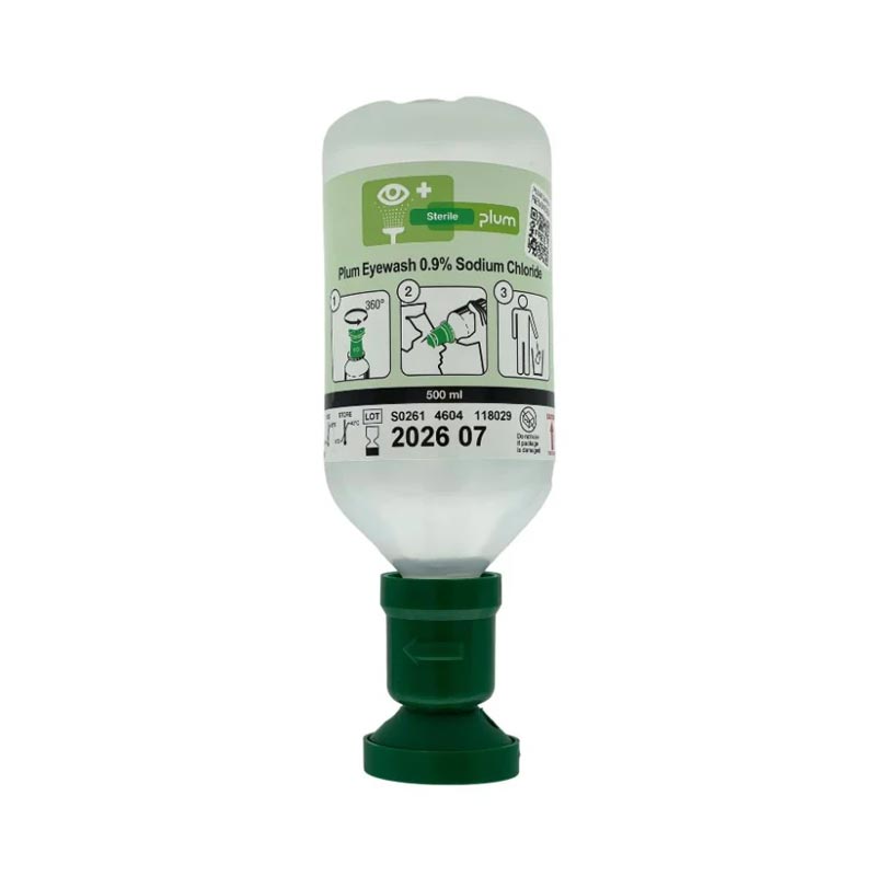 Lave oeil 500 ml PLUM solution saline 0,9%
