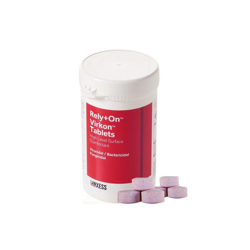[1250] Rely+On Virkon désinfectant 50 tablettes effervescentes de 5 g