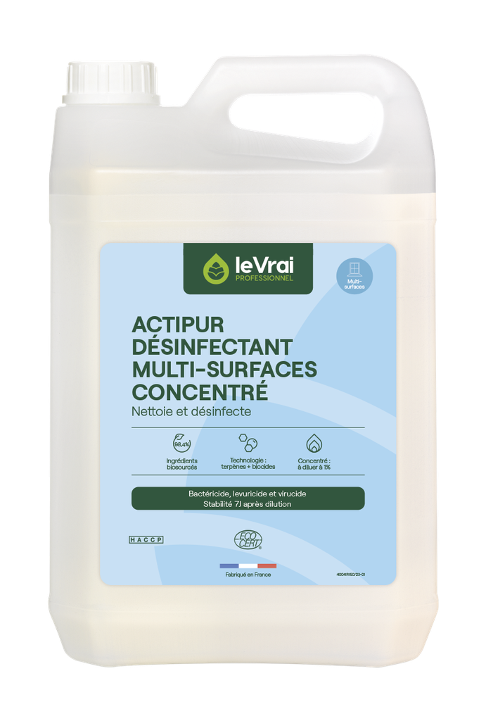 [132022] Désinfectant ultra concentré Actipur 5501 LE VRAI PROFESSIONNEL 5 L