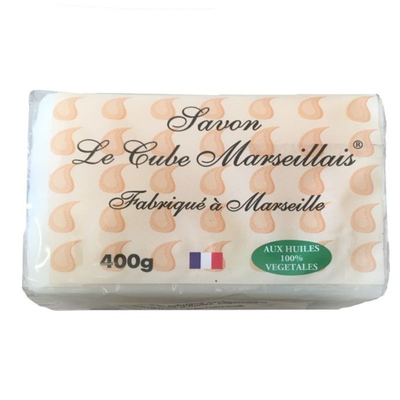 [174] Savon Le Cube Marseillais aux huiles 100% végétales 400 g