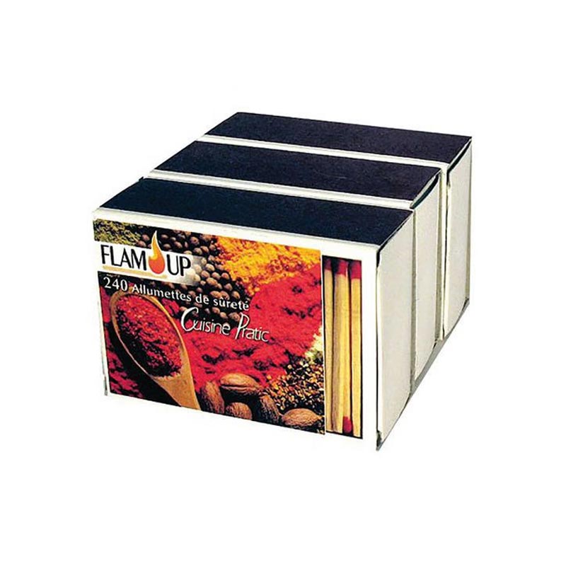 [221] Allumettes de ménage Flam'Up - Lot de 3 boites