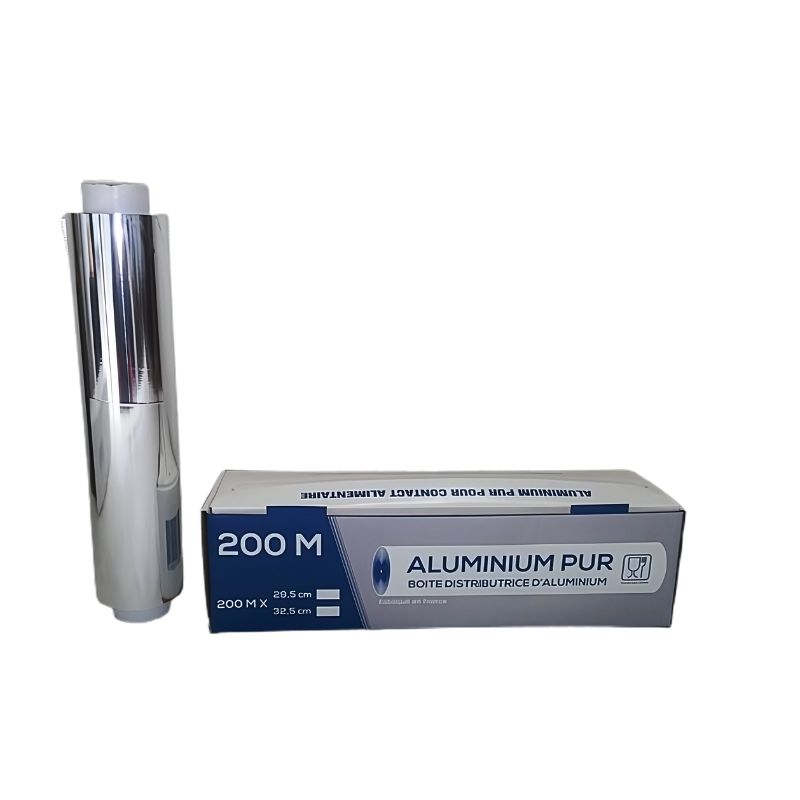 [237] Papier aluminium renforcé contact alimentaire 200 m x 29.5 cm