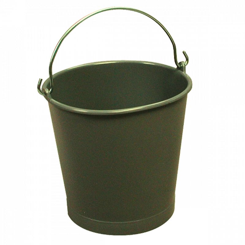 [346G] Seau rond gris GILAC 10 L