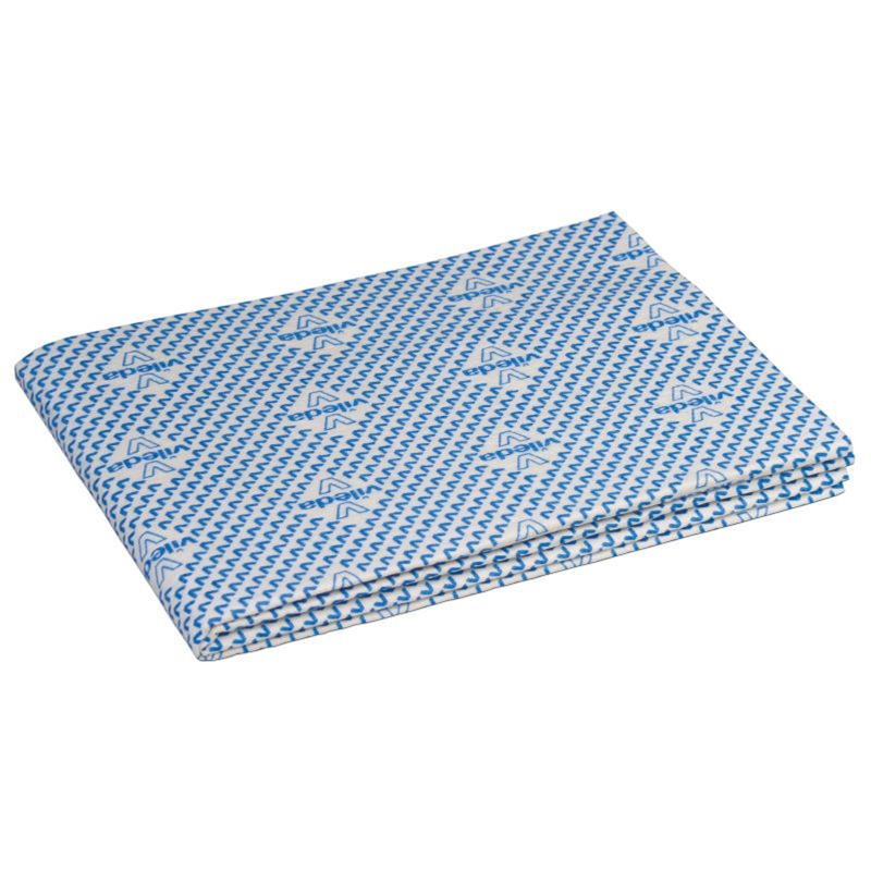 [378] Serpillières en non tissé bleu pour lavage sols VILEDA x 5