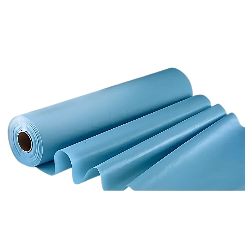 [384] Draps d'examen bleus plastifiés imperméables - 6 rouleaux
