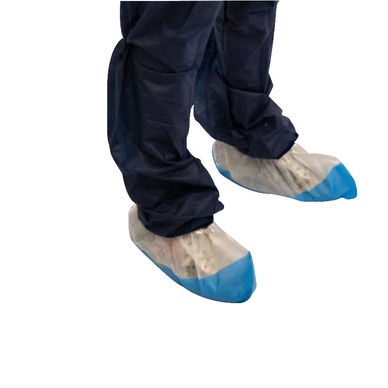 [4091] Surchaussures blanc/bleu antidérapantes imperméables x 400