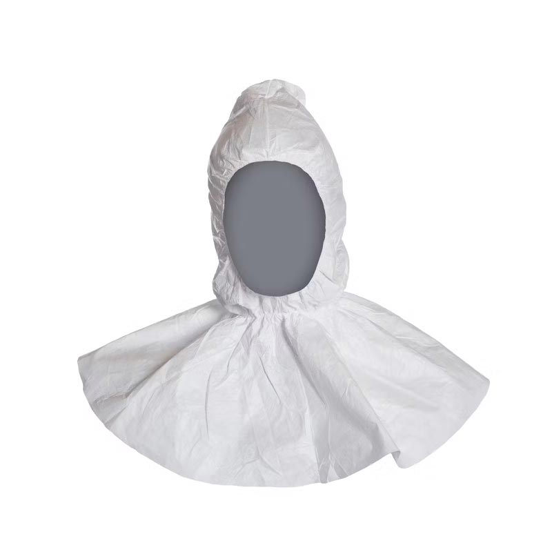 [414] Cagoule avec grande collerette élastiquée Tyvek® 500 DuPont X 100