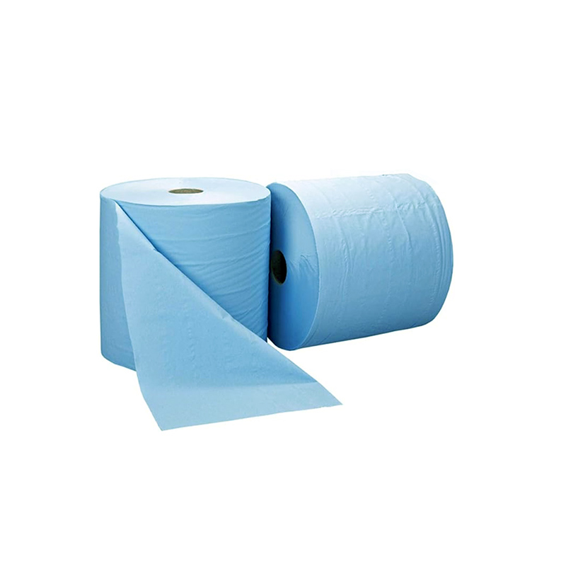 [45902B] Bobines d'essuyage bleu ÉCOLABEL 800 formats x 2