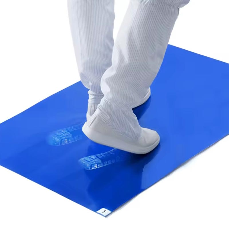 [509020] Tapis capteur antibactérien pelable bleu 115 x 60 cm x 8