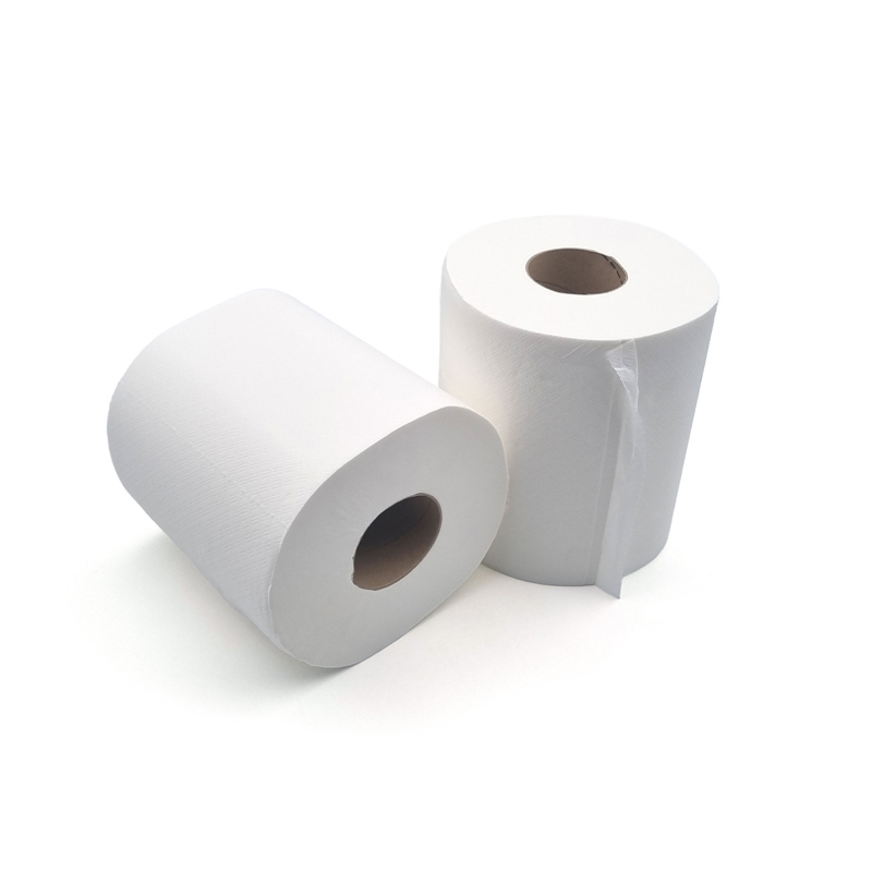 [58700] Bobines d'essuyage ouate blanc 450 formats Écolabel x 6