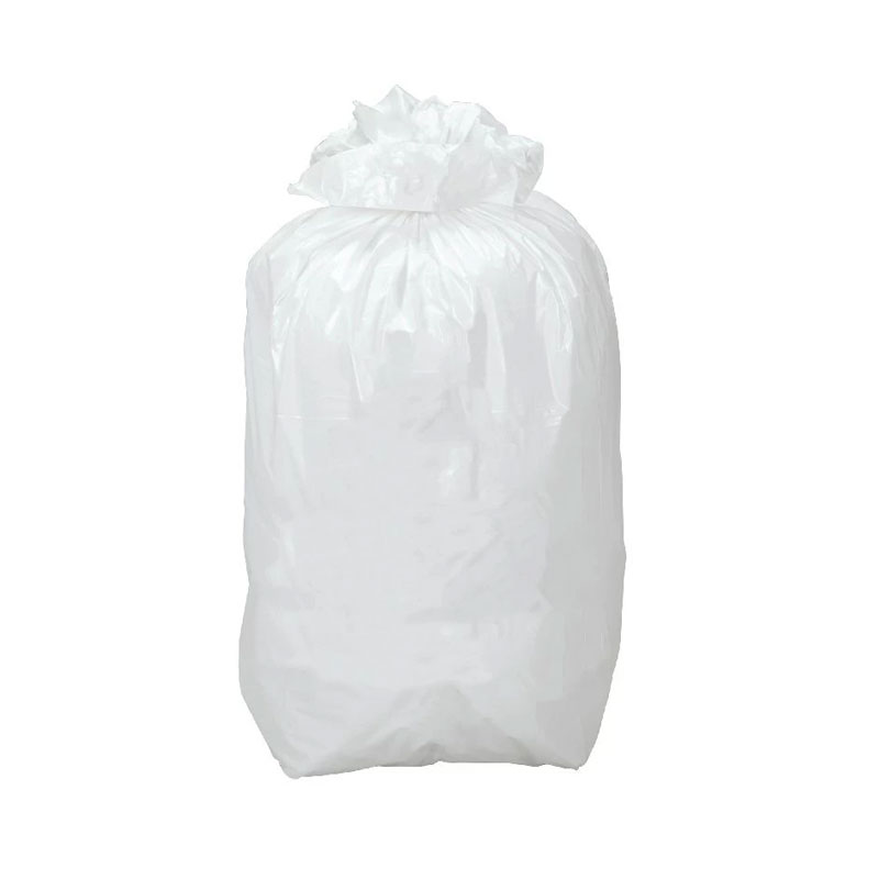 [605] Sacs poubelles 110 L / PEBD blanc renforcé 70 µ x 100
