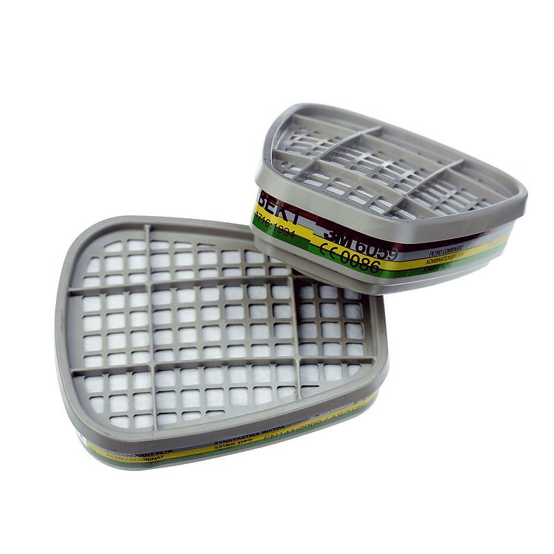 [6059] Filtres 6059 antigaz antivapeur 3M - Lot de 2