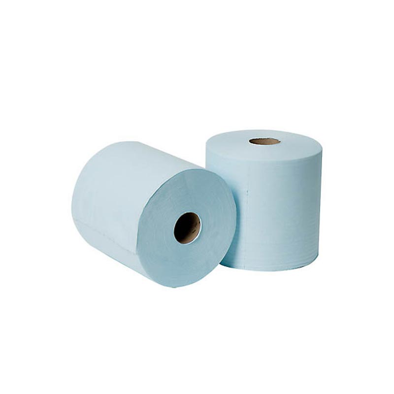 [636050] Bobines d'essuyage multi-usages BIOTISS bleu x 2