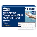 Essuie-mains compressés interfoliés Premium pliés en M TORK Xpress