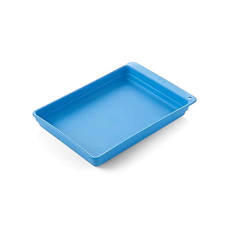 [720] Plateau de soins polypro bleu STERILMED 207 x 150 mm