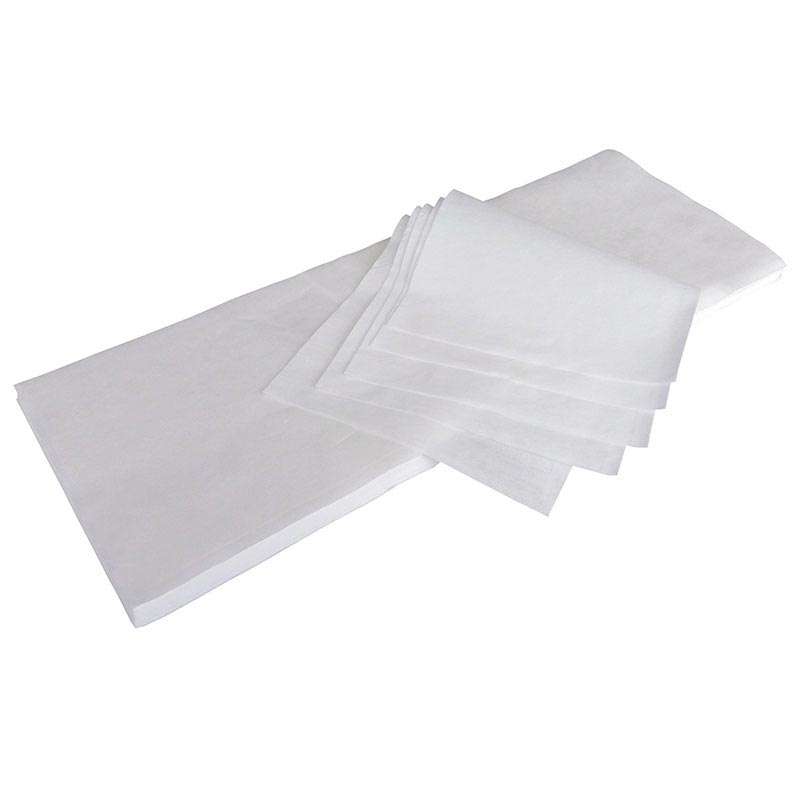 [864] Essuyage non tissé Sontara blanc 60x40 cm x 50 formats