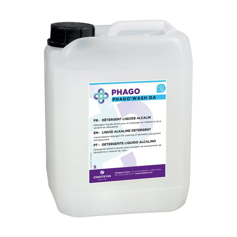 [896001] Phago'Wash DA détergent spécial verrerie de laboratoire - 10 L