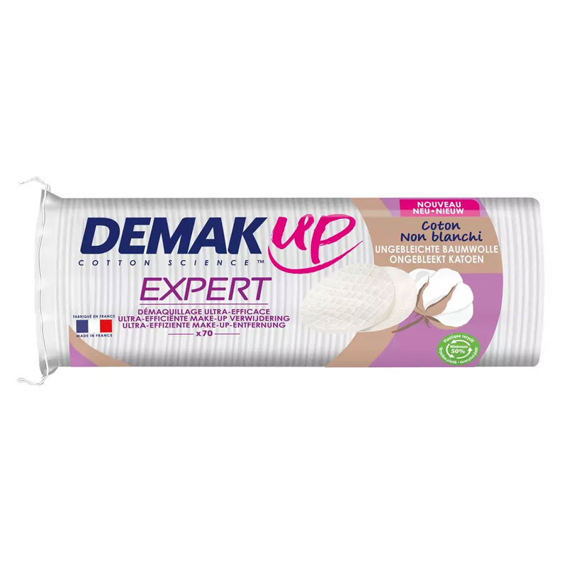 [9922] Demak'Up disques de coton démaquillants – 70 cotons