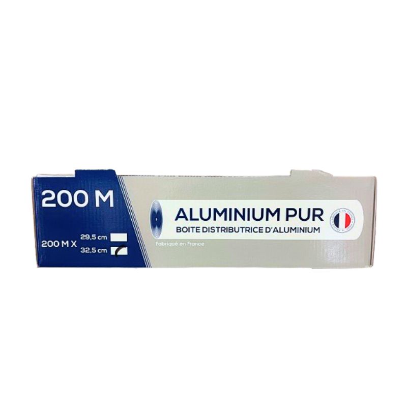 [993] Papier aluminium super renforcé contact alimentaire 200 m x 32,5 cm