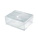 Boîte de rangement plastique cristal empilable LAB 5 3.7 L