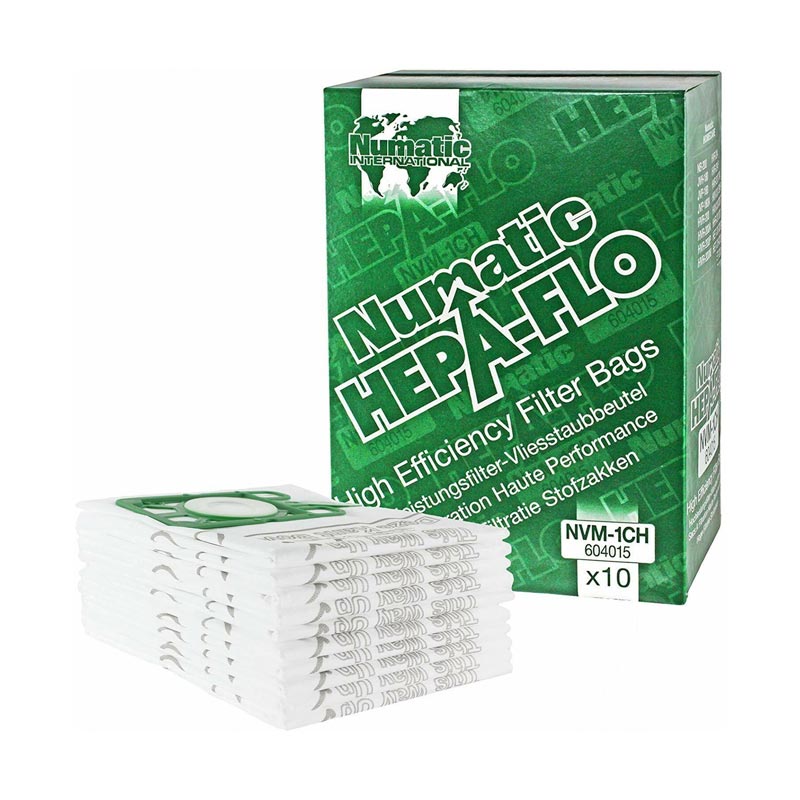[NVM1CH] Sacs Hepaflo pour aspirateurs NUMATIC type 200 x 10