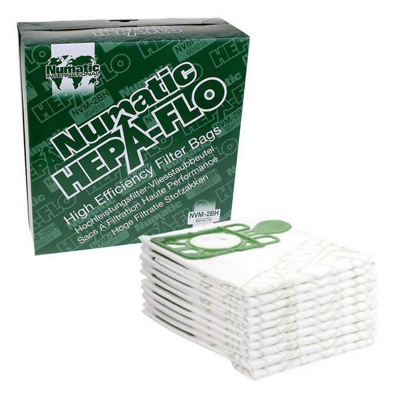 [NVM2BH] Sacs Hepaflo pour aspirateurs NUMATIC type 370 x 10