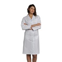 Blouse de travail pour femme coton blanc modèle Madona