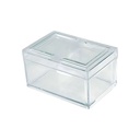 Boîte de rangement plastique cristal empilable LAB 2 - 200 ml