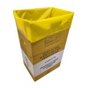 Caisse carton collecteur déchets infectieux DASRI 50 L