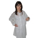 Blouses d’hygiène jetables 2 poches et pressions MEDICOM x 50